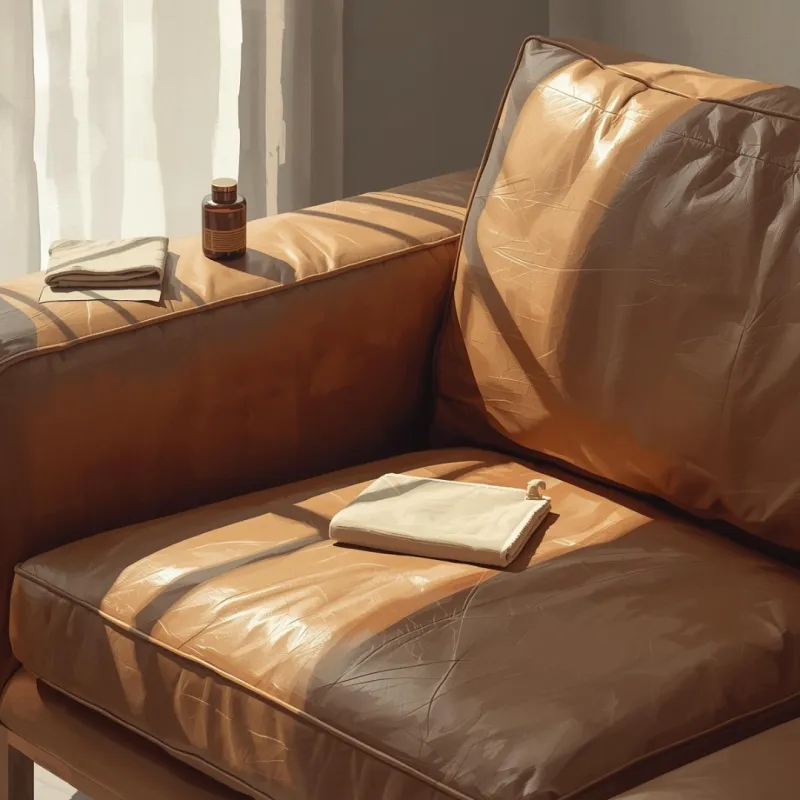 Как ухаживать за кожаным диваном?