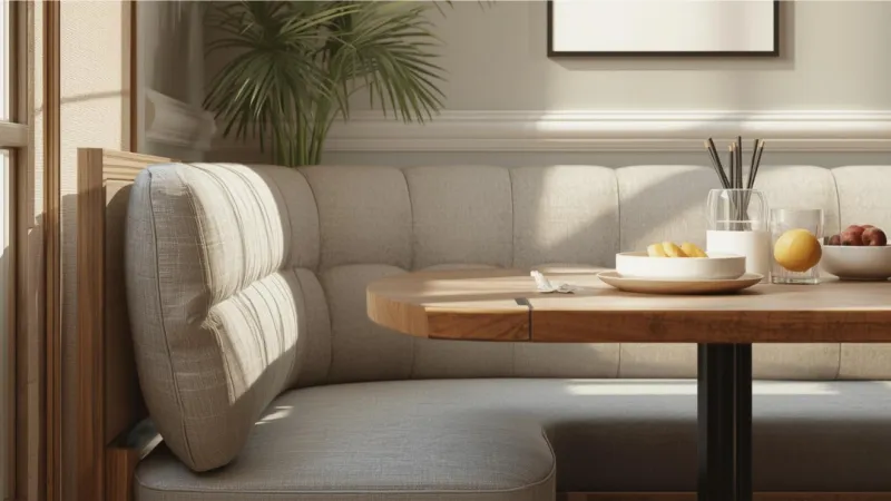 Обивка кухонного уголка