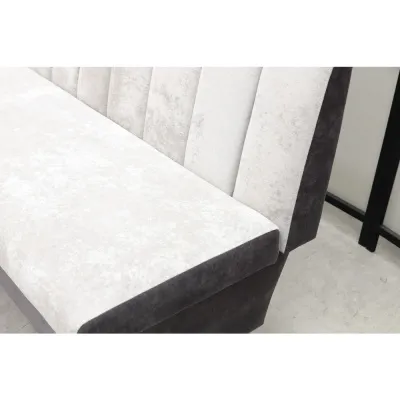 Кухонный прямой диван Альт с ящиком (антивандальный серый) - Кухонные диваны