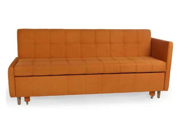 Кухонный прямой диван Авалон со спальным местом (высокий подлокотник) - Кухонные диваны