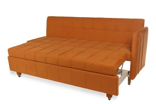 Кухонный прямой диван Авалон со спальным местом (высокий подлокотник) - Кухонные диваны