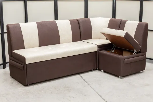 Кухонный угловой диван Толедо с переменным углом и спальным местом - Кухонные диваны