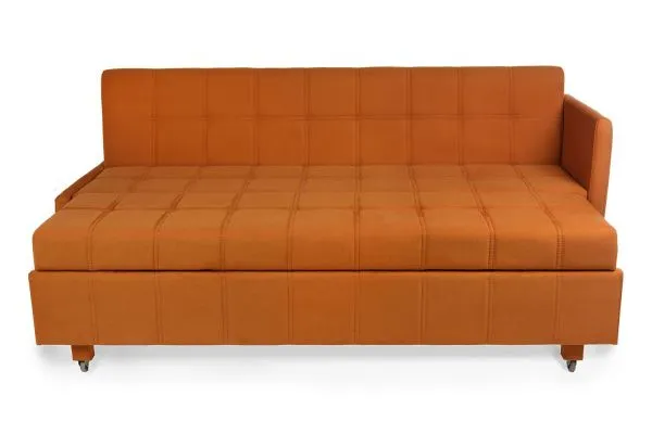 Кухонный прямой диван Авалон со спальным местом (высокий подлокотник) - Кухонные диваны