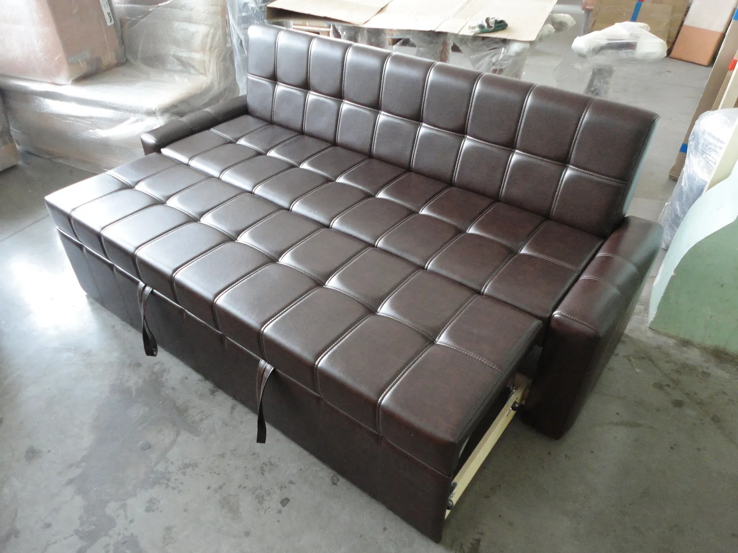 Кухонный прямой диван Йоркер Лайн со спальным местом