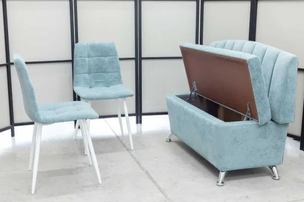 Диван, 2 стула (серия Альт ментол) - Кухонные наборы