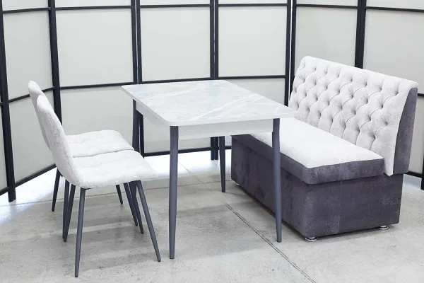 Диван, стол, 2 стула (серия Монро) - Кухонные наборы