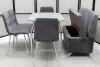 Диван, стол, 4 стула хром (серия Альт графит) - Кухонные наборыССС