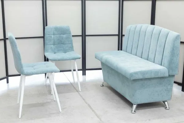 Диван, 2 стула (серия Альт ментол) - Кухонные наборы