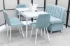 Диван, стол, 4 стула (серия Альт ментол) - Кухонные наборыССС