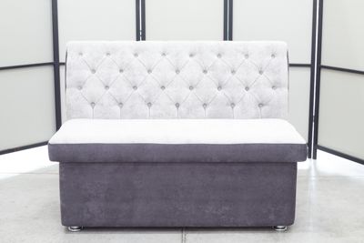 Кухонный прямой диван Монро с ящиком (антивандальный)