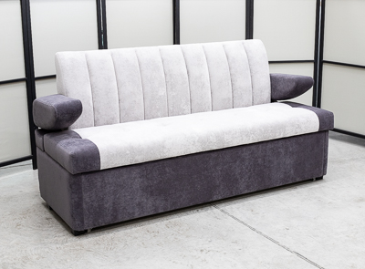 Кухонный прямой диван Алюр со спальным местом (антивандальный)