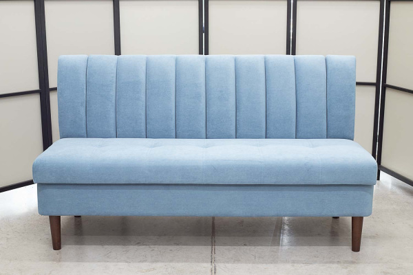 Кухонный прямой диван Алюр с ящиком на высоких ножках - Скамья на кухнюССС