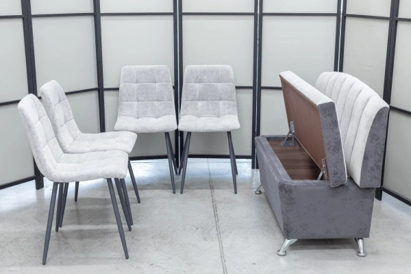 Кухонный диван Альт с 4 стульями - Кухонные наборыССС