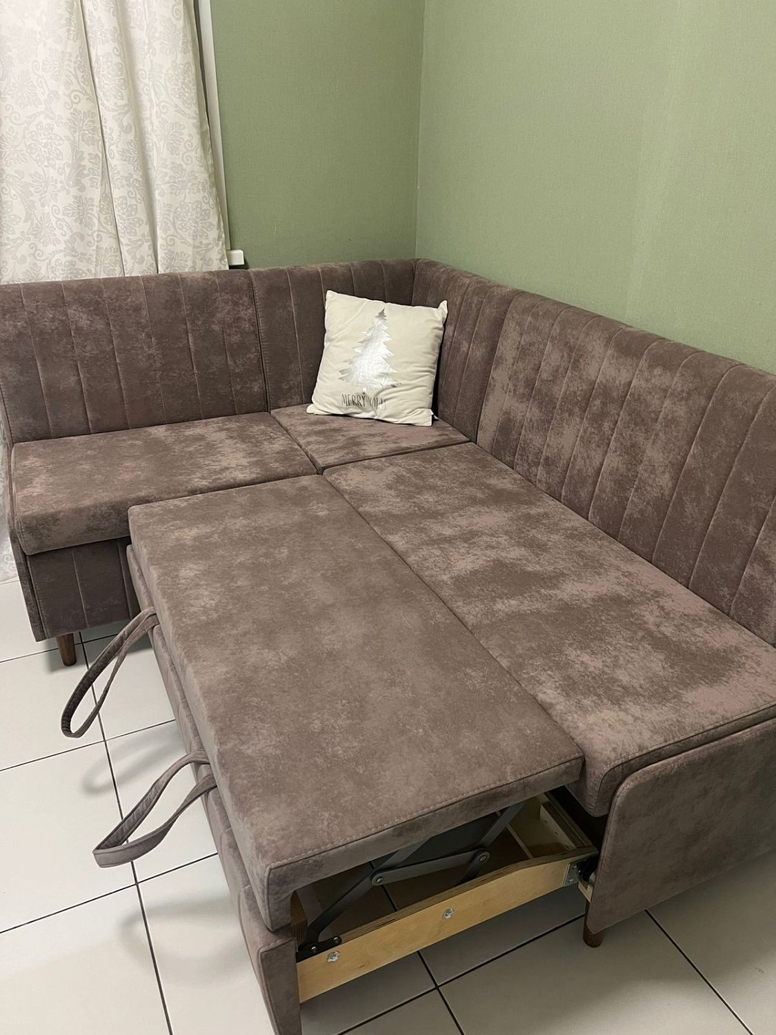 Кухонный угловой диван Веленг со спальным местом - Кухонные диваны