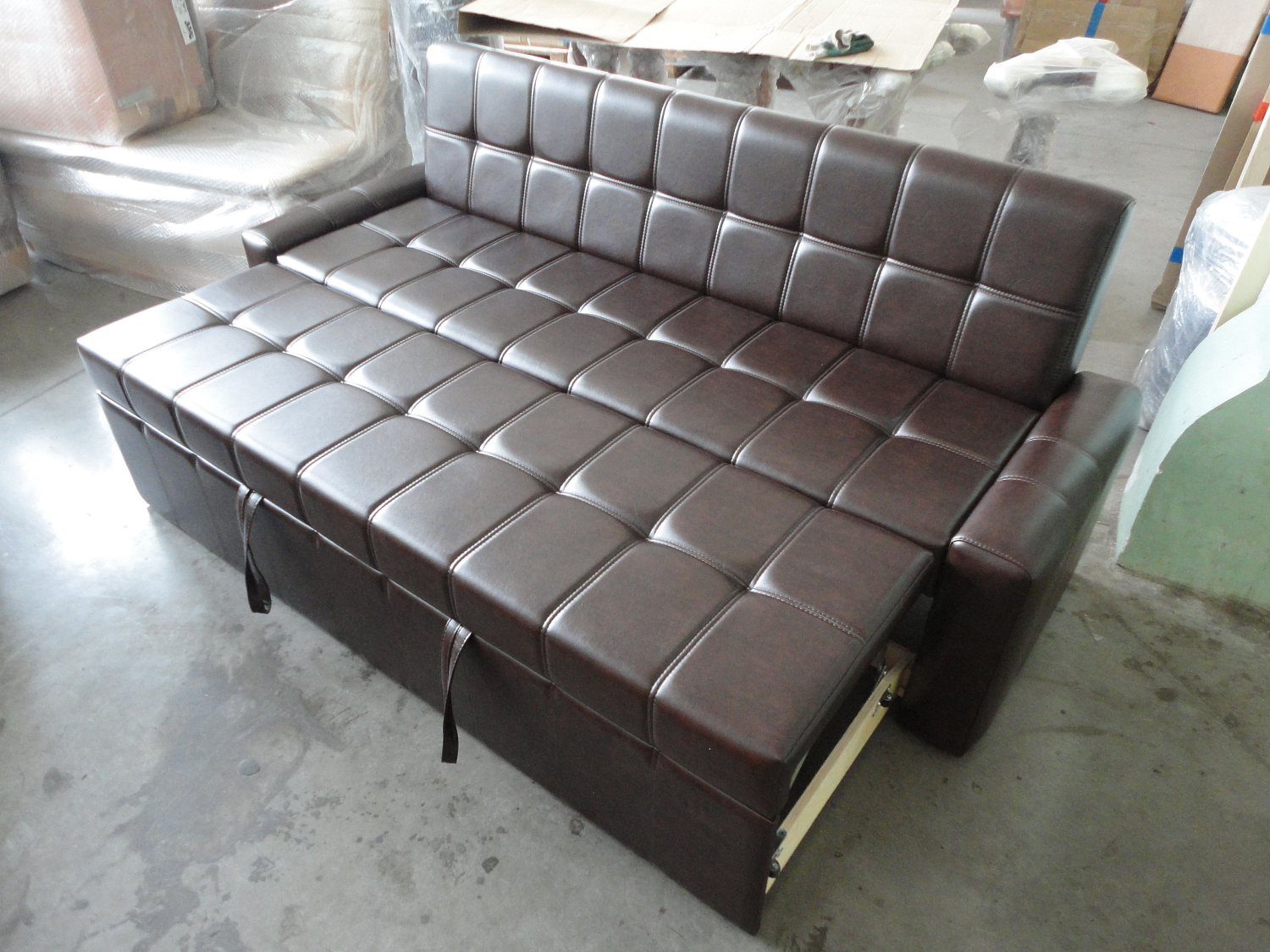 Кухонный прямой диван Йоркер Лайн со спальным местом - Кухонные диваны