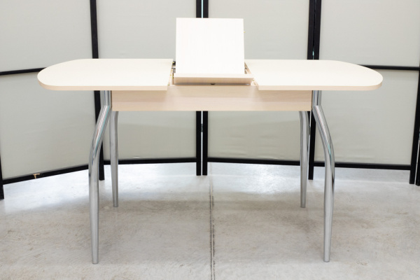 Стеклянный раскладной стол Гала-1 матовый (Портофино) - Кухонные столы