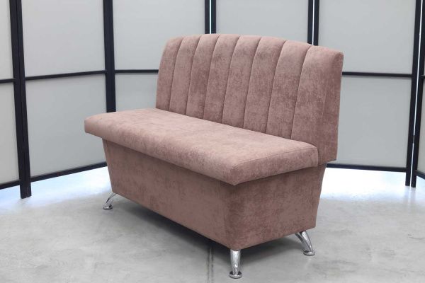 Кухонный прямой диван Альт с ящиком (антивандальный моккa) - Кухонные диваны