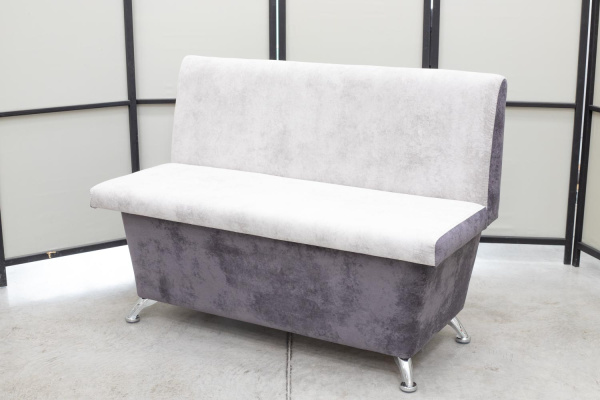 Кухонный прямой диван Граф-2 с ящиком (антивандальный) - Кухонные диваны