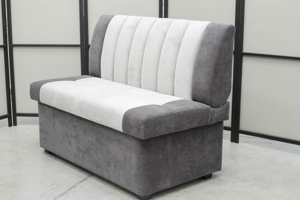 Кухонный прямой диван Алюр с ящиком (антивандальный) - Кухонные диваны