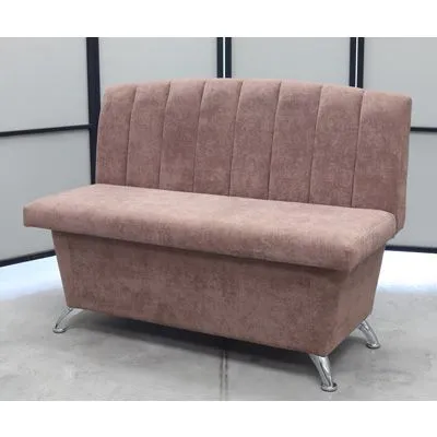 Кухонный прямой диван Альт с ящиком (антивандальный моккa)