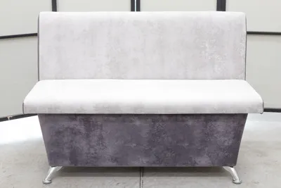 Кухонный прямой диван Граф-2 с ящиком (антивандальный)