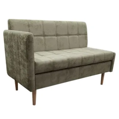 Кухонный прямой диван Авалон с ящиком (высокий подлокотник)